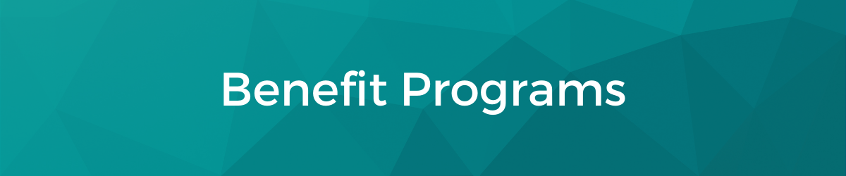 Benefit Programs header