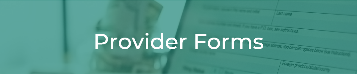Provider Forms