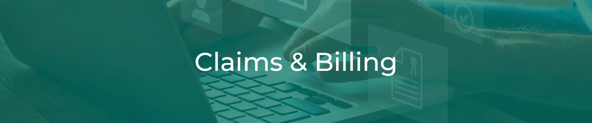 Claims and Billing Header