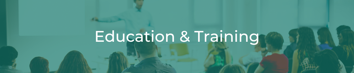 Education and Training Header