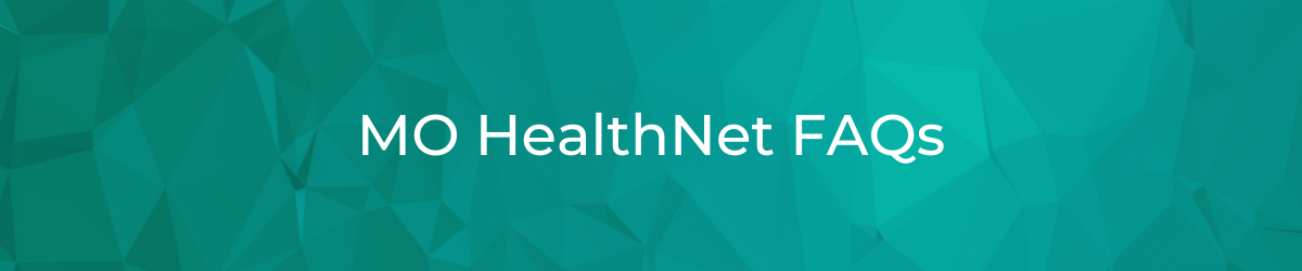 MO HealthNet FAQs header