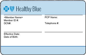 Healthy Blue Sample Card